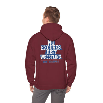 No Excuses Spartan Wrestling Gildan Hoodie