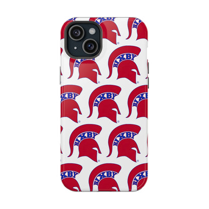 Bixby Spartan Red Logo Impact Resistant iPhone Case