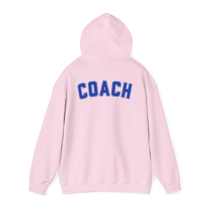Bixby Spartans Basketball Gildan Hoodie with Back Coach Print
