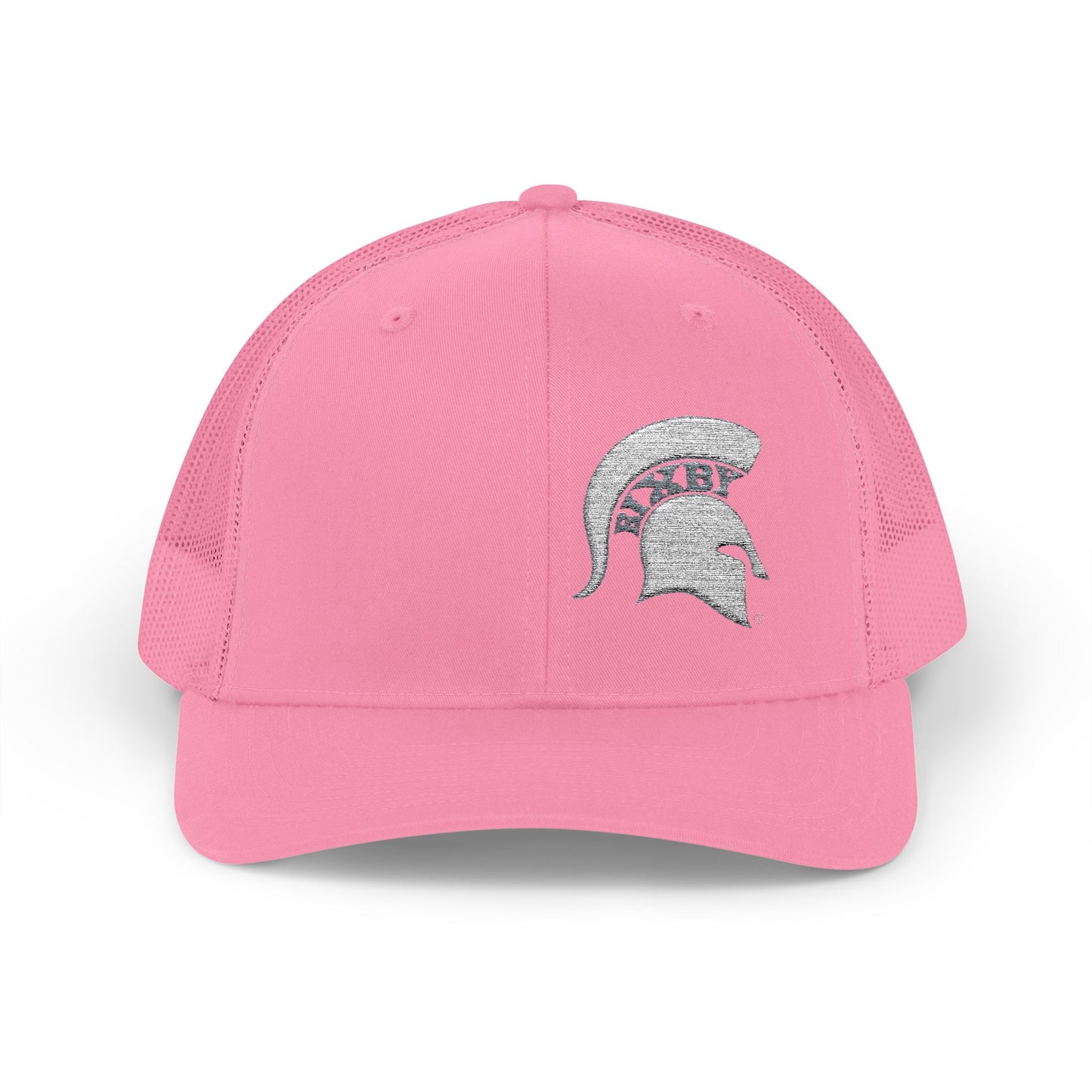 Spartan Helmet Trucker Cap Embroidered Snapback