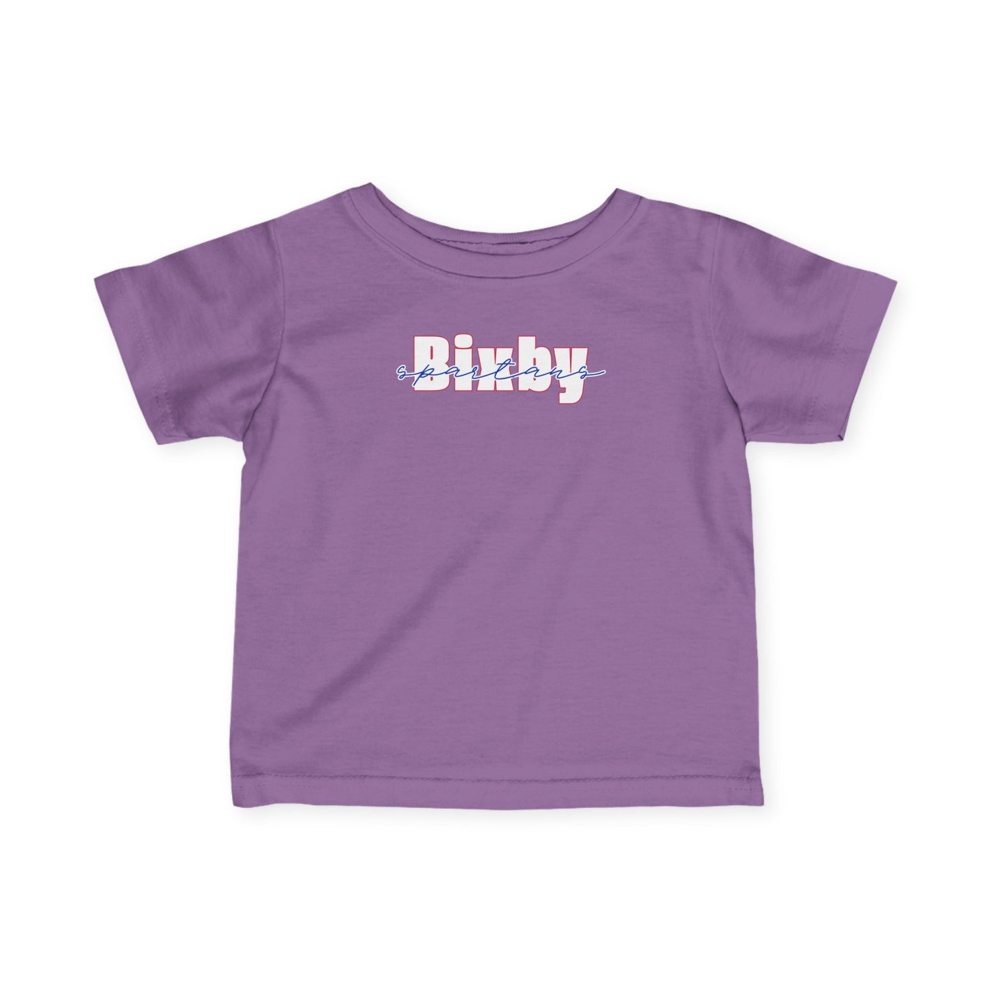 Bixby Spartans Cursive Infant Rabbit Skins Tee