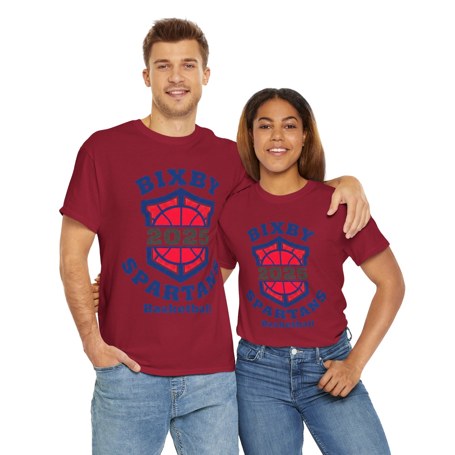 Bixby Spartans Basketball Gildan Tee