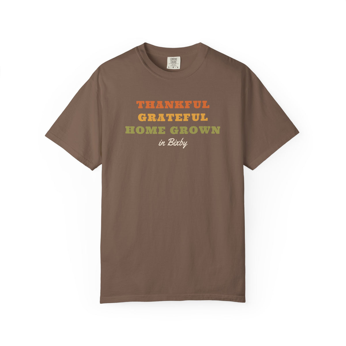 Thankful Grateful Home Grown Comfort Colors Tee