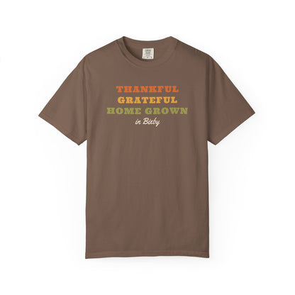 Thankful Grateful Home Grown Comfort Colors Tee