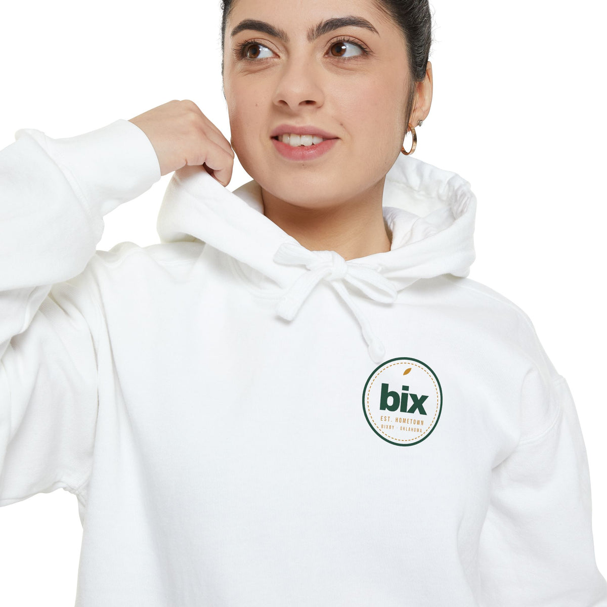 bix Stamp Left-Chest Hoodie