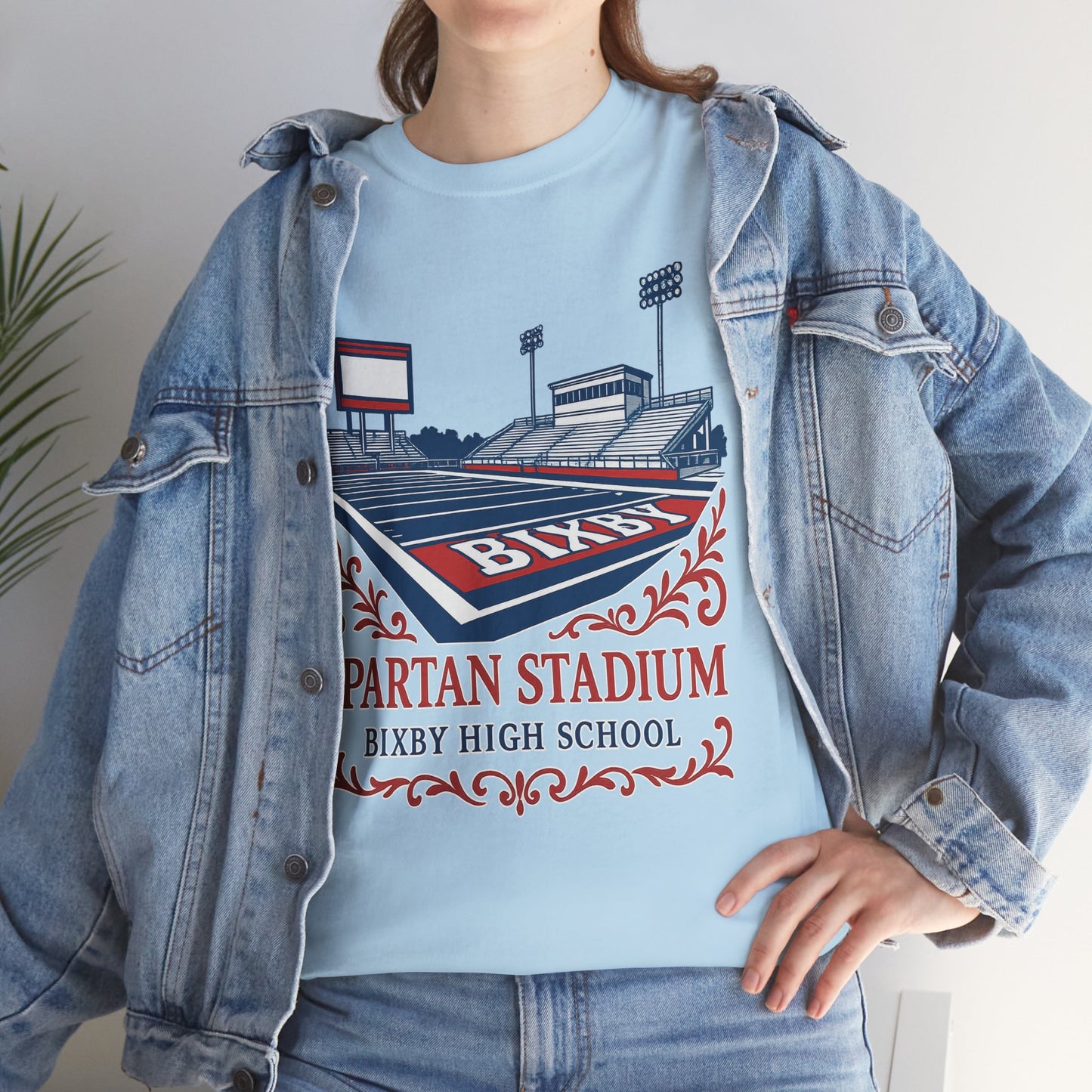 Ornate Spartan Stadium Gildan Tee
