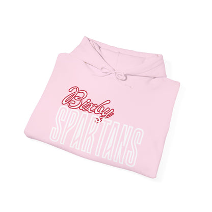 Bixby Spartans Cursive Gildan Hoodie