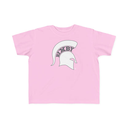 Spartan White Logo Rabbit Skins Toddler Tee