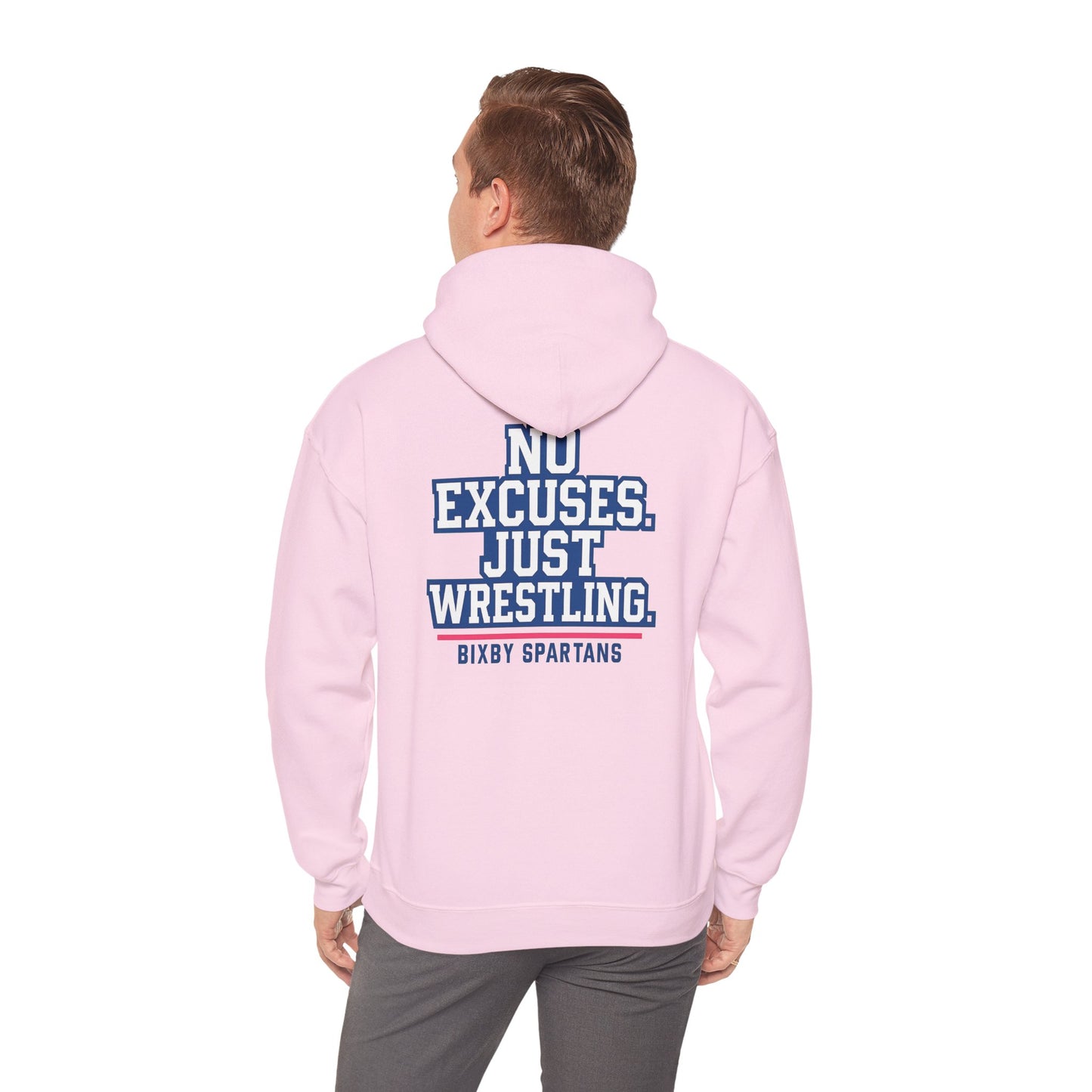 No Excuses Spartan Wrestling Gildan Hoodie