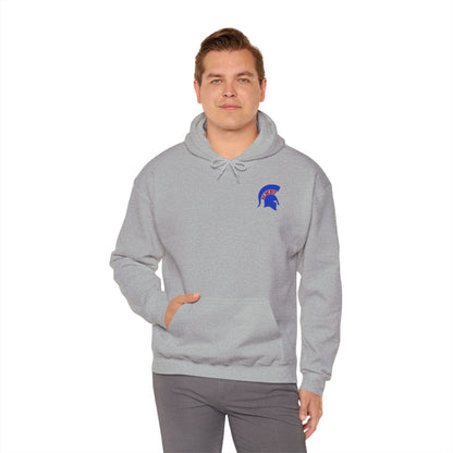 Spartan Blue Logo Gildan Hoodie