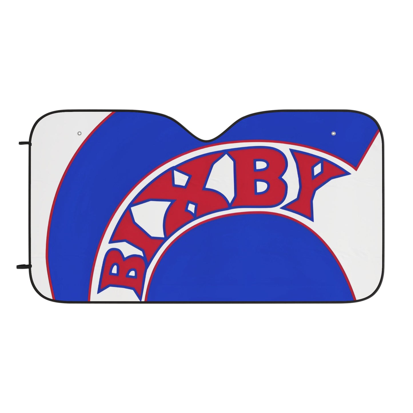 Bixby Blue Logo Car Sun Shade