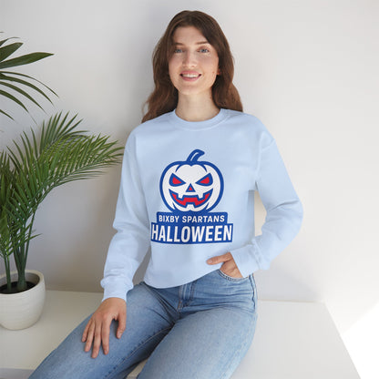 Bixby Spartans Halloween Gildan Sweatshirt