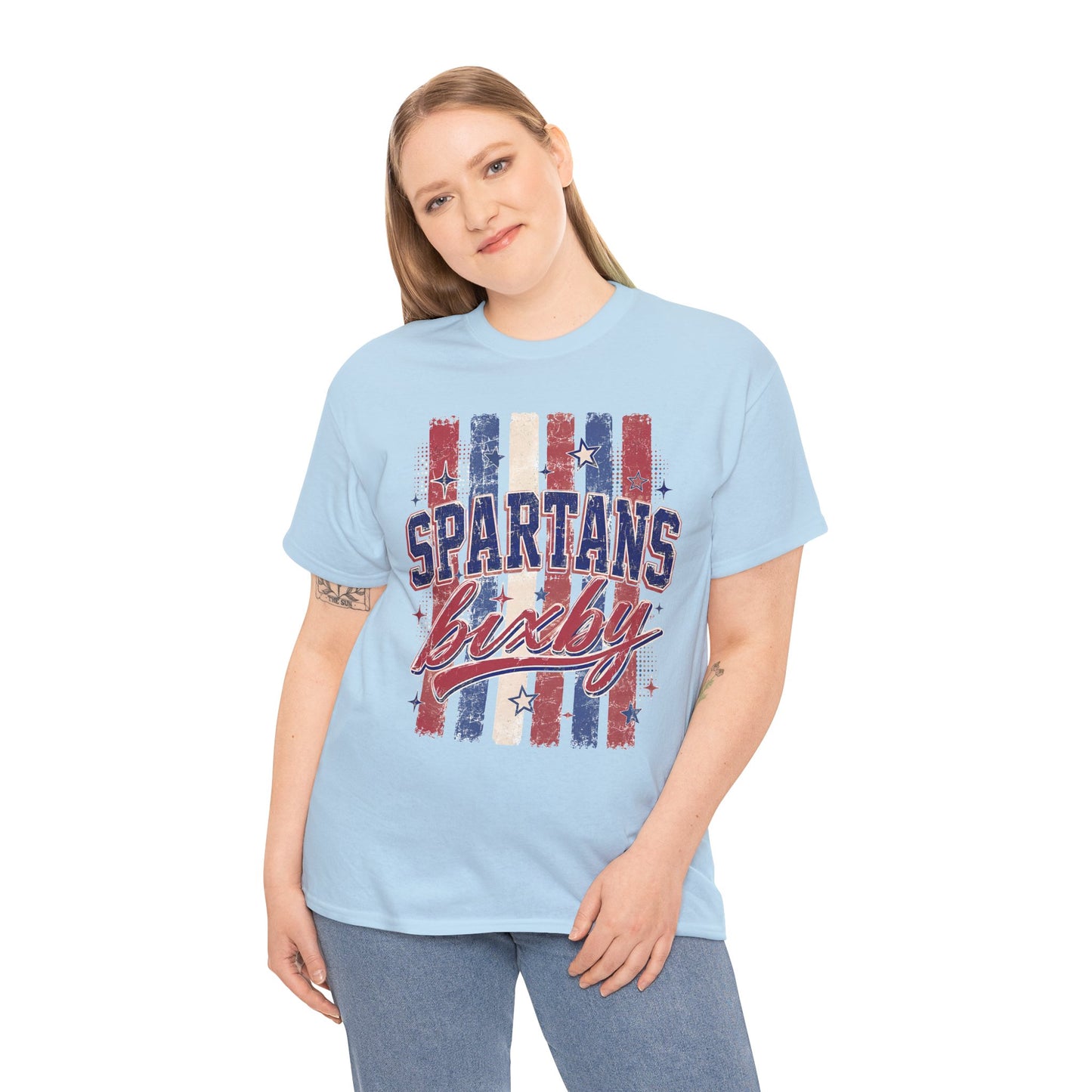 Spartans Bixby Patriotic Tee