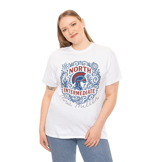 Floral Bixby North Intermediate Spartan Gildan Tee