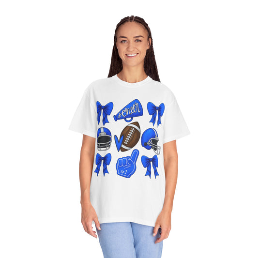 Cheer and Football Comfort Colors Tee