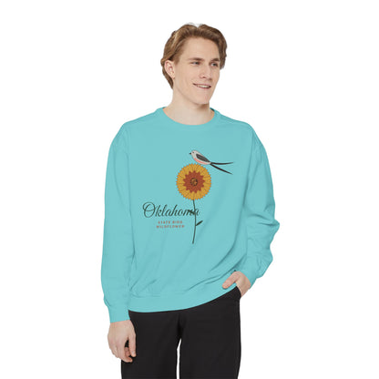 State Bird & Wildflower Oklahoma Crewneck Sweatshirt | Comfort Colors