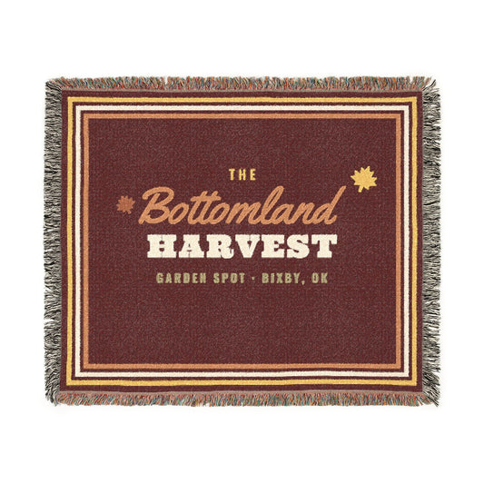 Bottomland Harvest Woven Throw Blanket
