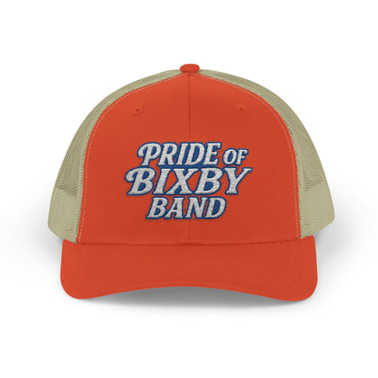 Pride of Bixby Band Embroidered Trucker Snapback