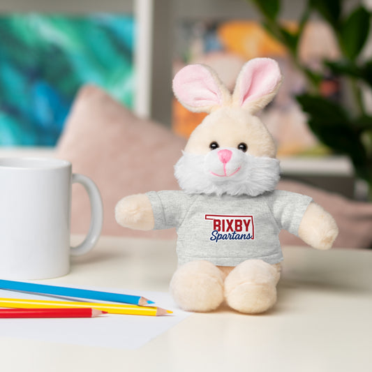 Bixby Oklahoma Spartan Stuffed Animal Logo