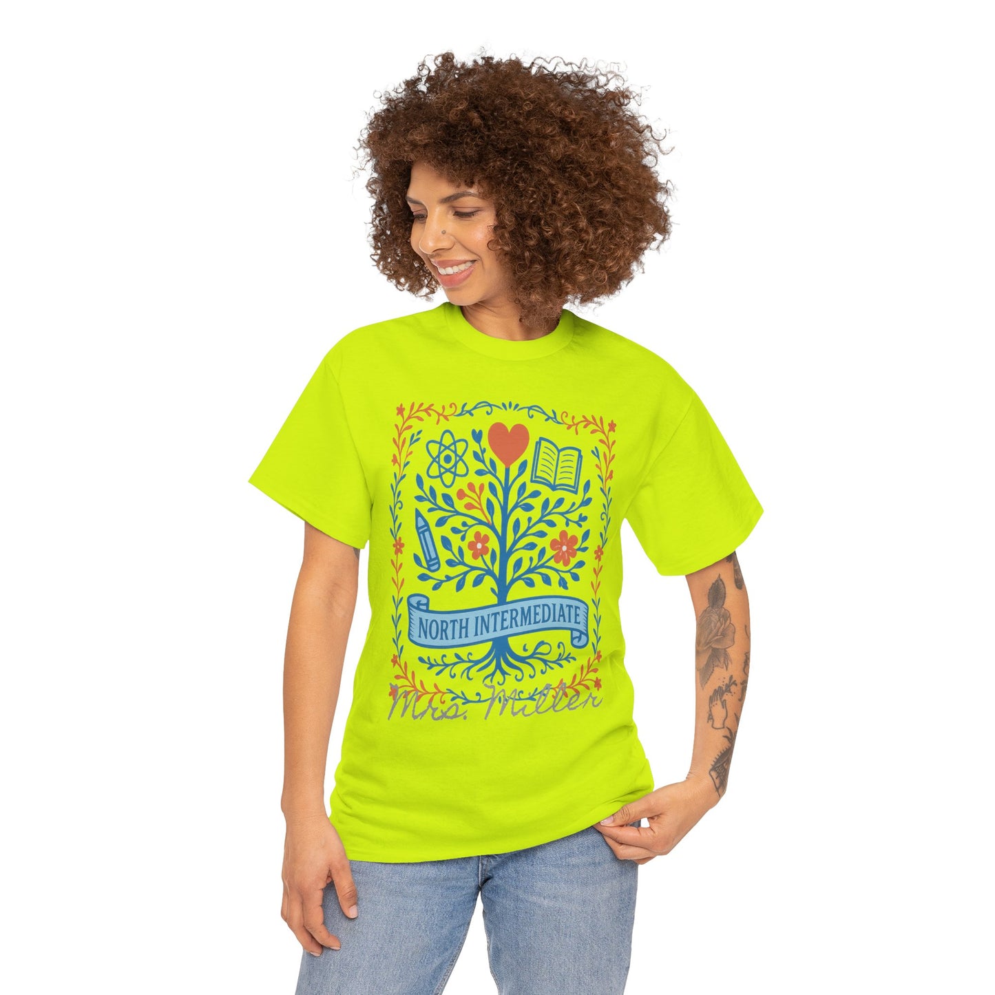 Ornate North Intermediate Spartan Gildan Tee