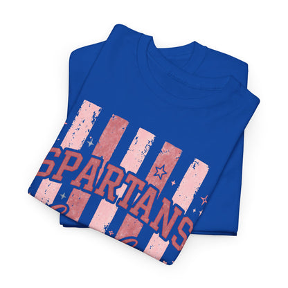 Spartans Bixby Pink Stripes T-Shirt