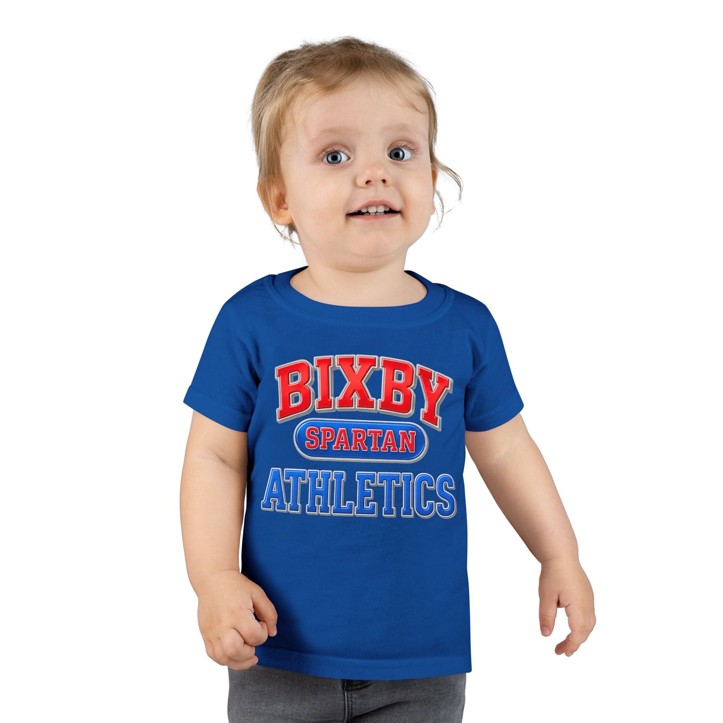 Bixby Spartan Athletics Metallic Toddler Tee