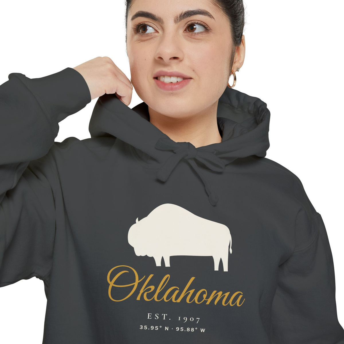 Oklahoma Bison Hoodie | Comfort Colors