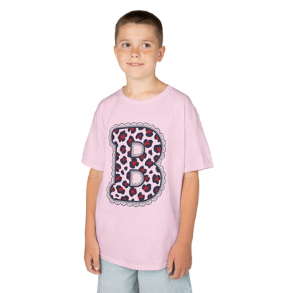 Leopard Print Letter B Gildan Shirt