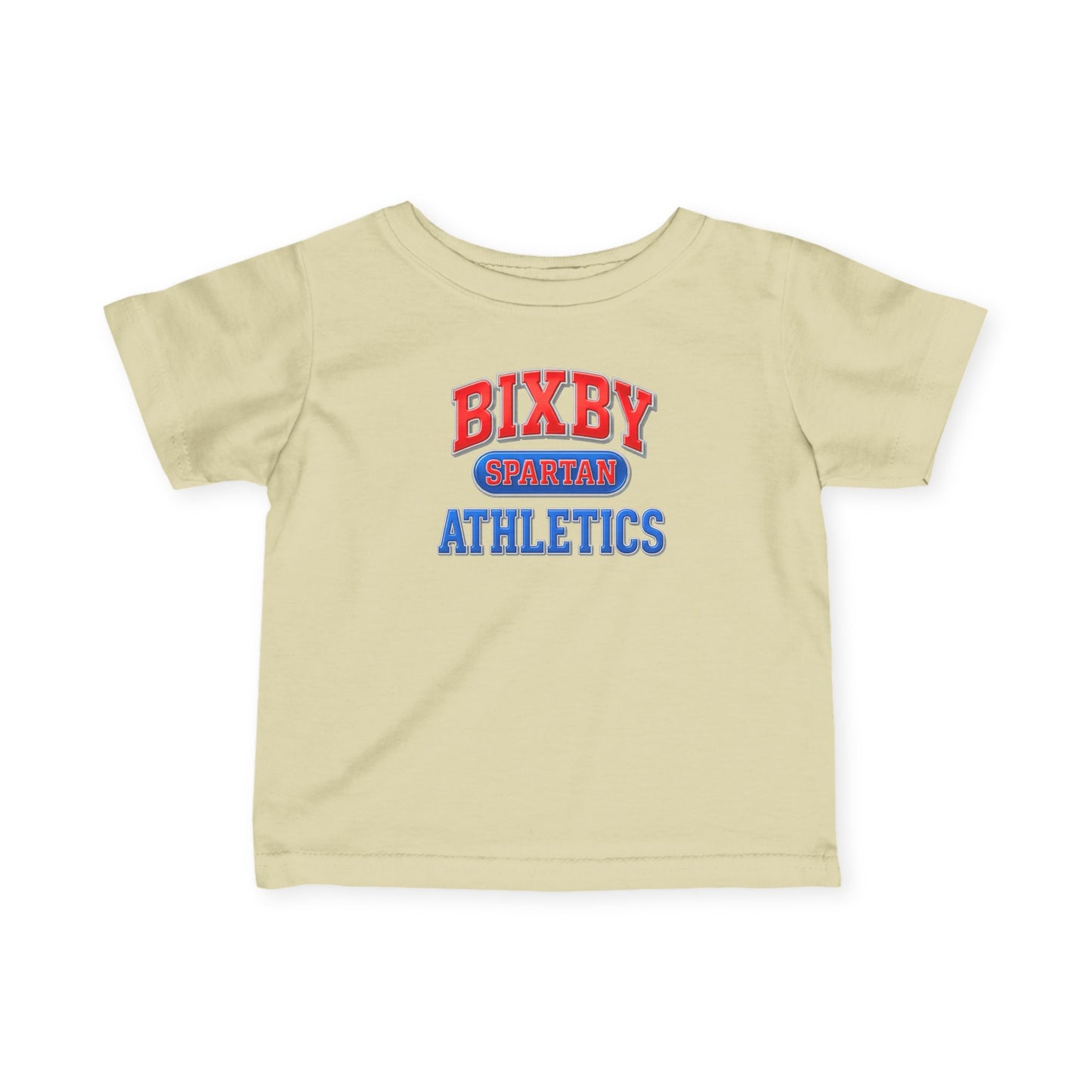 Bixby Spartan Athletics Infant Metallic Gildan Tee