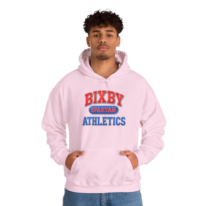 Bixby Spartan Athletics Metallic Gildan Hoodie