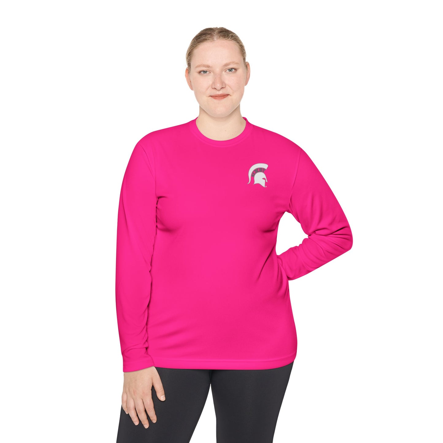 Spartan White Logo Long-Sleeve Sport-Tek Pullover