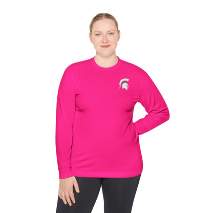 Spartan White Logo Long-Sleeve Sport-Tek Pullover