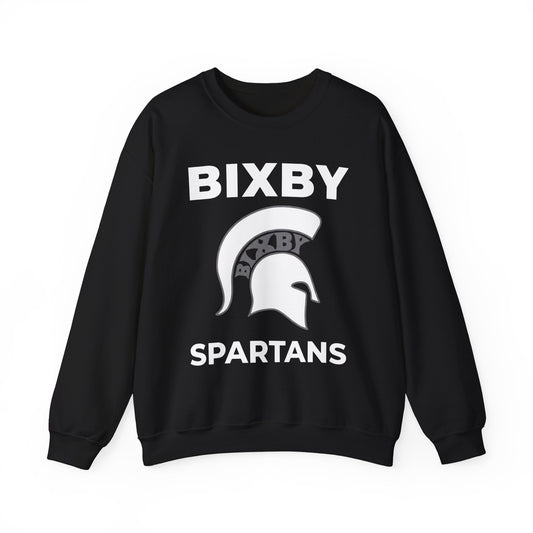 Bixby Spartans Logo Crewneck Gildan Sweatshirt