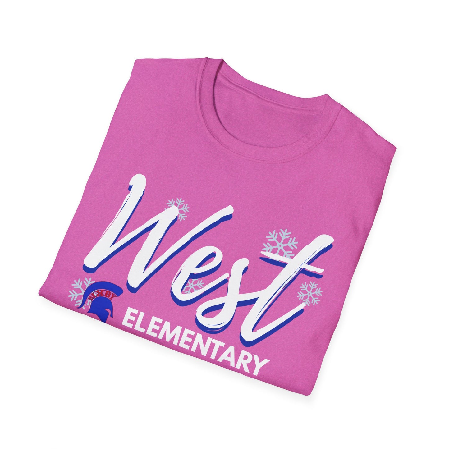 Bixby Spartan West Elementary Snow Day Softstyle Tee
