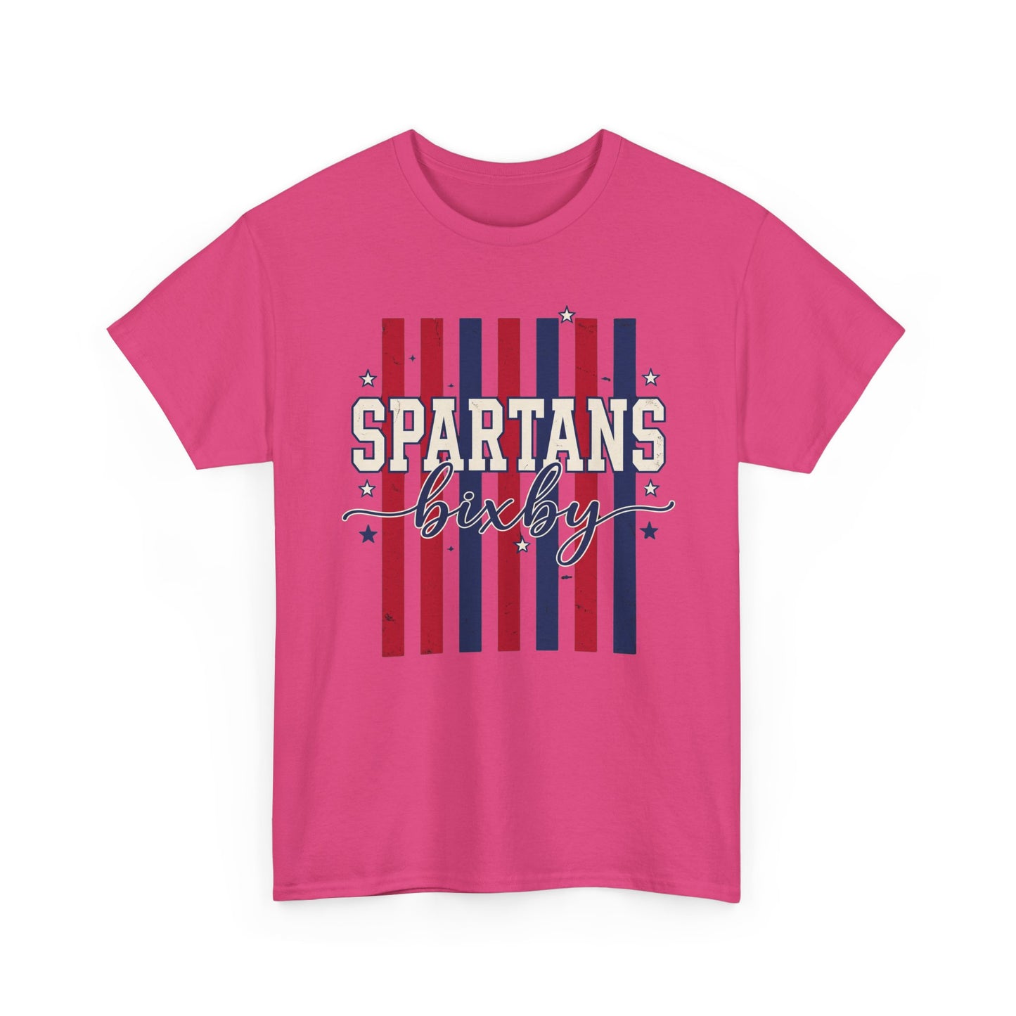 Bixby Spartan Patriotic Gildan Tee