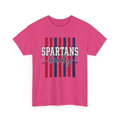 Bixby Spartan Patriotic Gildan Tee