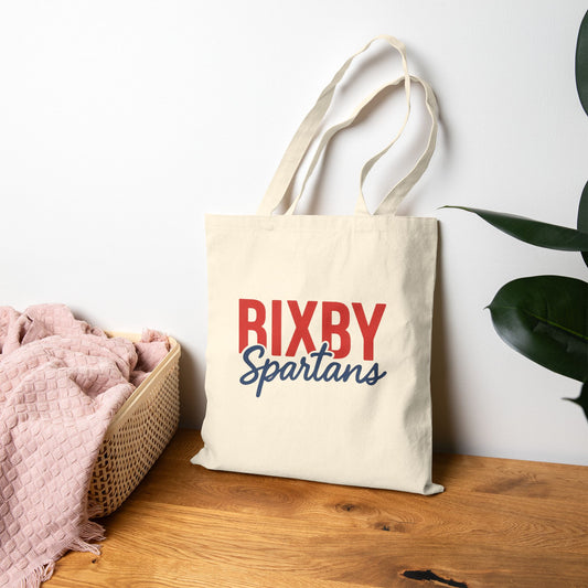 Bixby Spartans Cotton Canvas Tote Bags