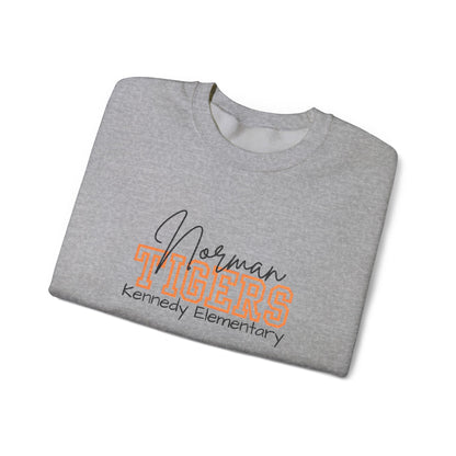 Personalized Embroidered Norman Tigers Crewneck Sweatshirt