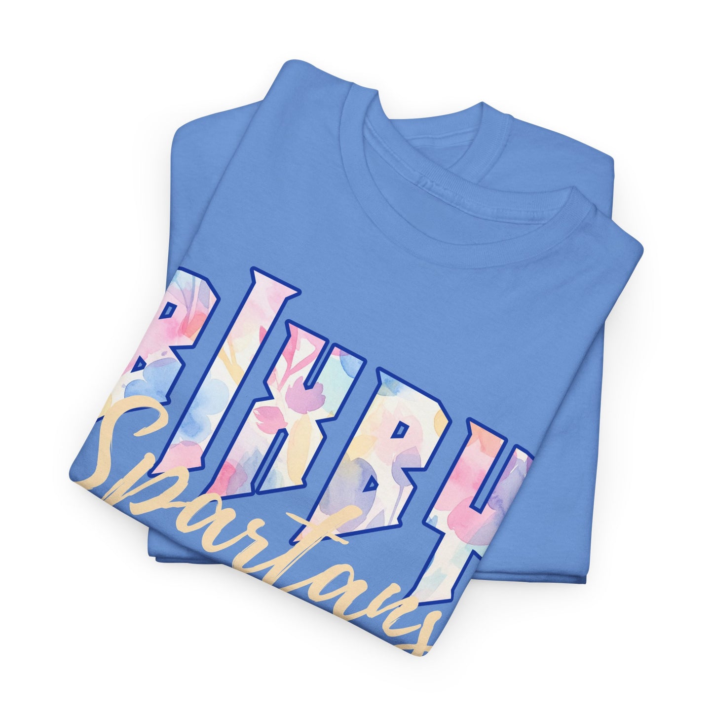 Bixby Spartans Retro Pastel Floral Print School Spirit
