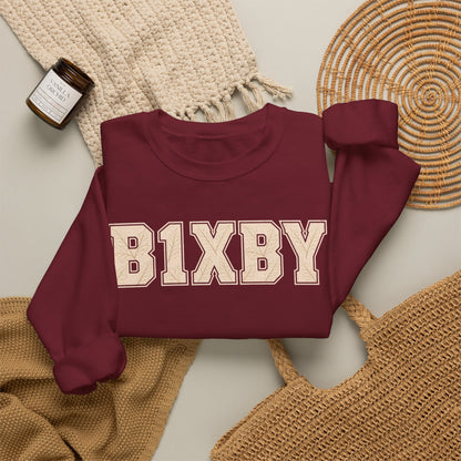 Bixby Spartans Vintage Fall Lettering Sweatshirt