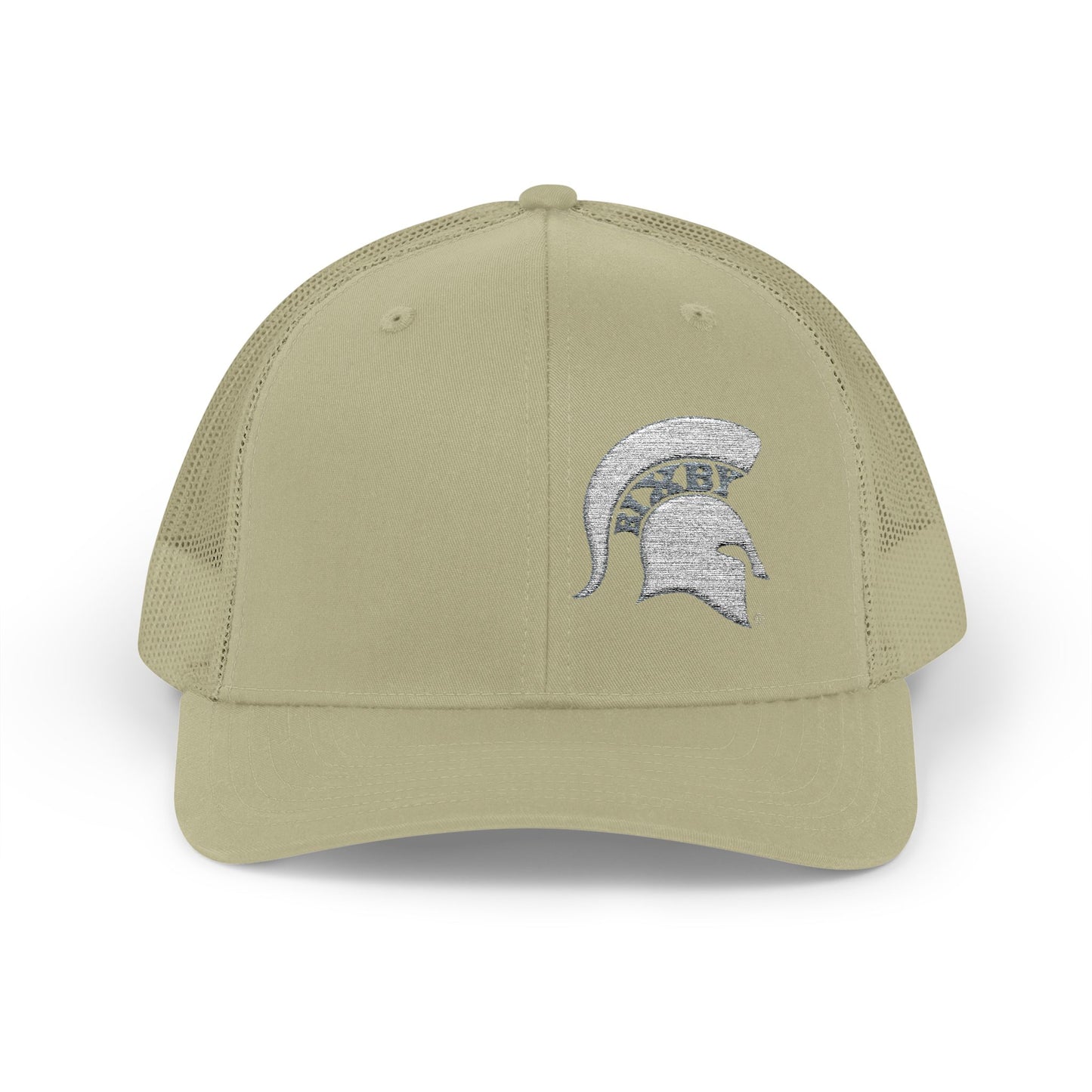 Spartan Helmet Trucker Cap Embroidered Snapback