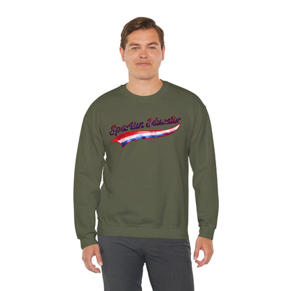 Spartan Educator Patriotic Design Gildan Sweatshirt