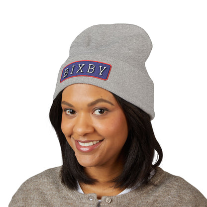 Bixby Spartans Embroidered Cuffed Beanie, BIXBY Bar