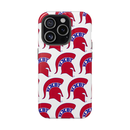 Bixby Spartan Red Logo Impact Resistant iPhone Case