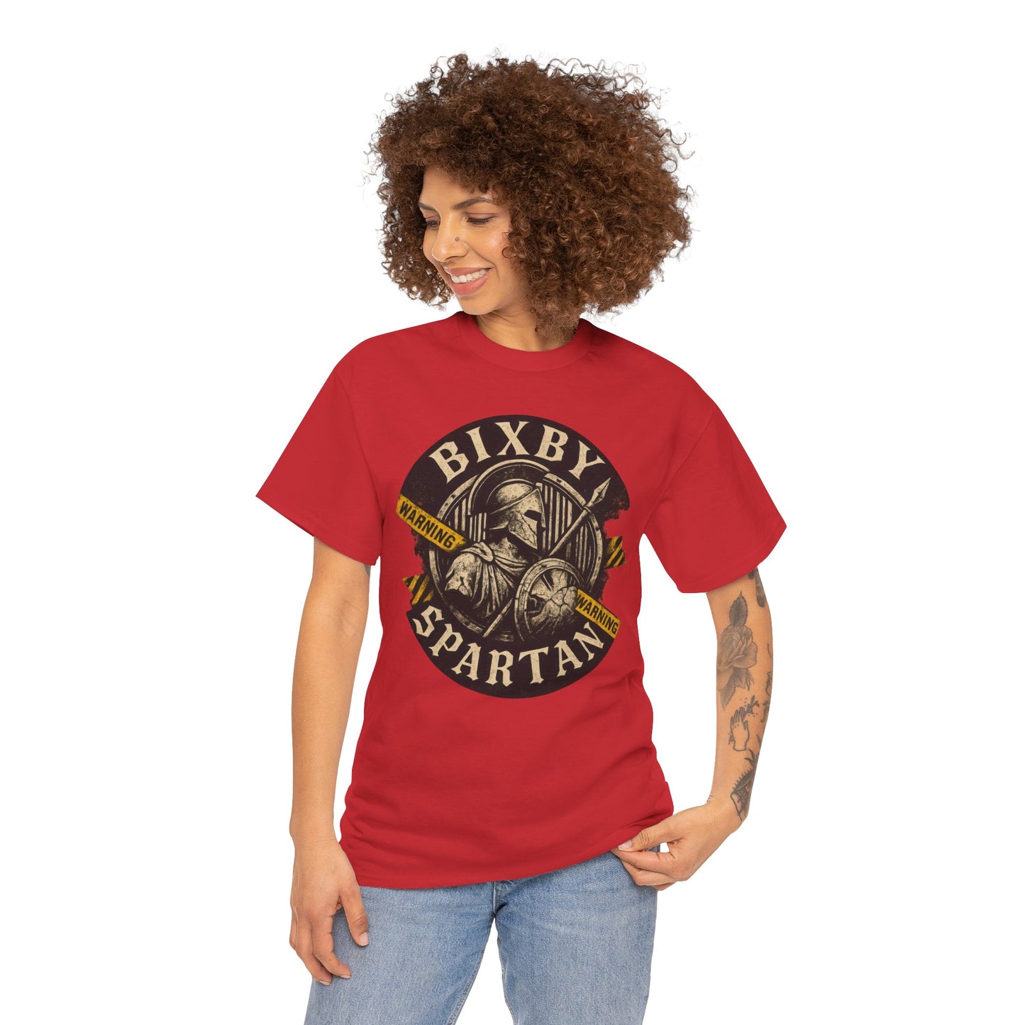 Spartan Chaos Badge Gildan Tee