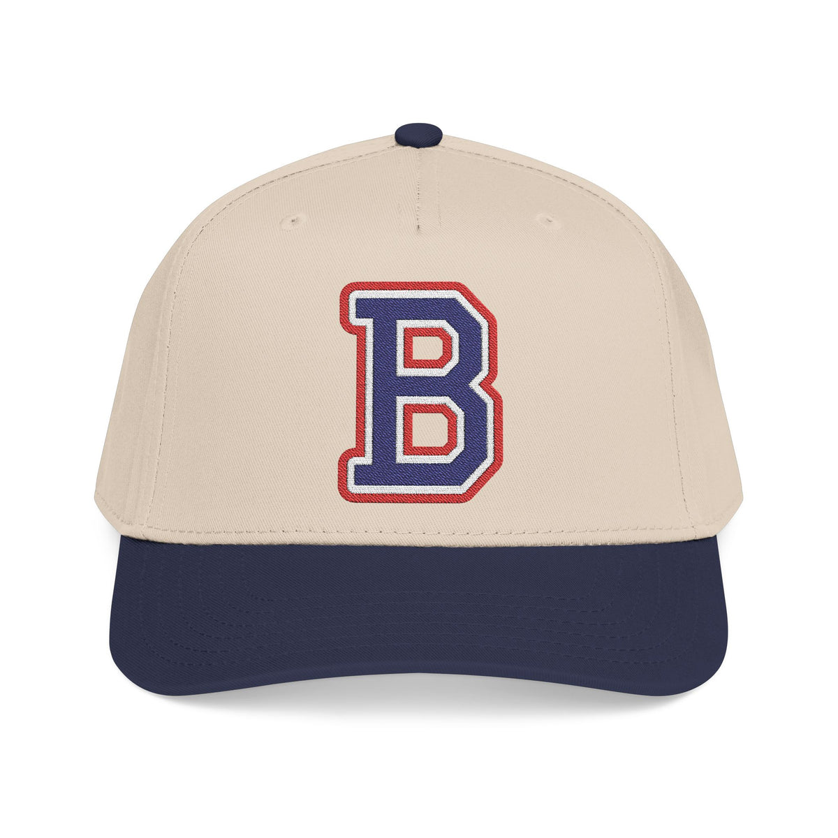 Bixby Spartans Embroidered Structured Ball Cap, Varsity B