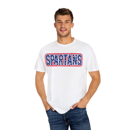 Spartans Patriotic Comfort Colors Tee