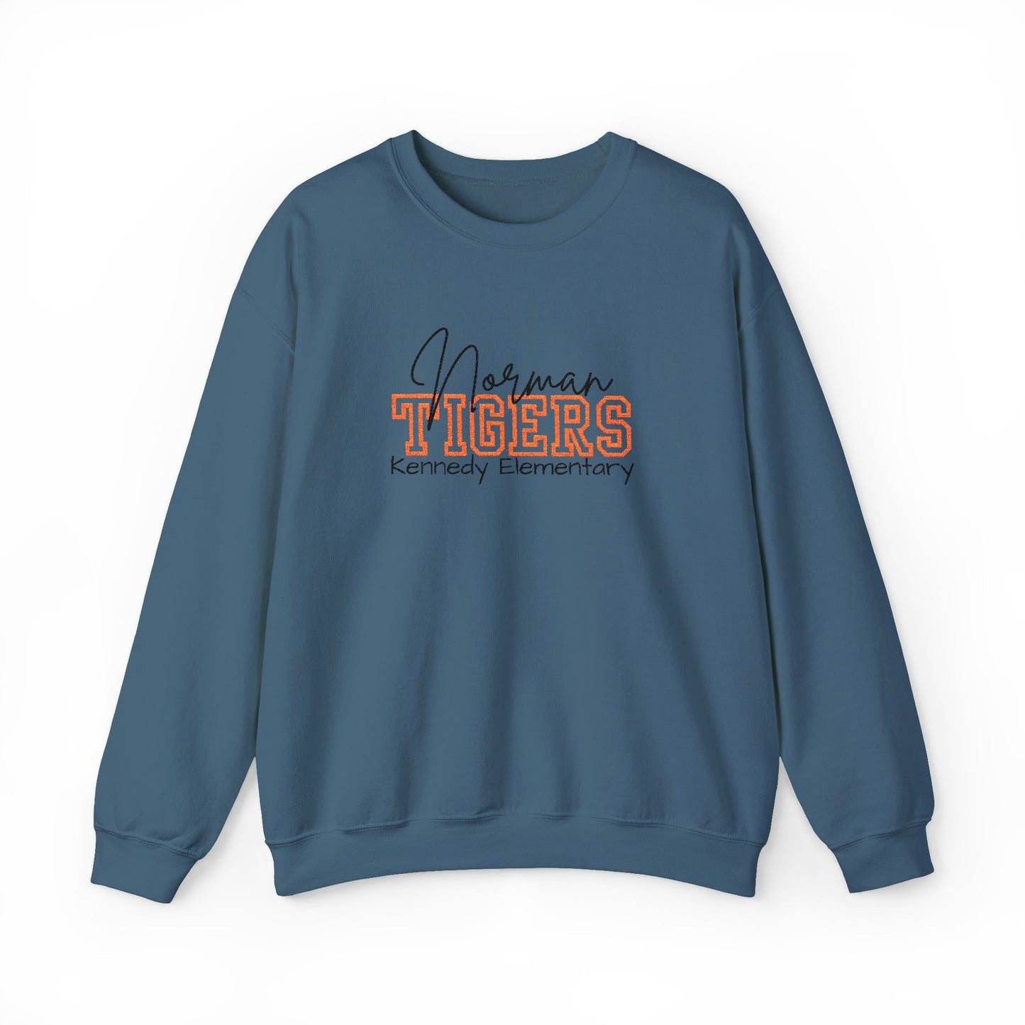 Personalized Embroidered Norman Tigers Crewneck Sweatshirt
