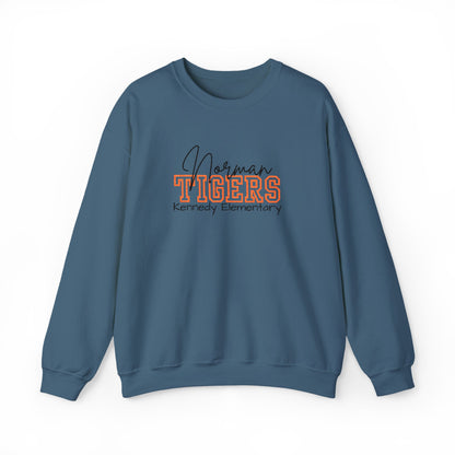 Personalized Embroidered Norman Tigers Crewneck Sweatshirt