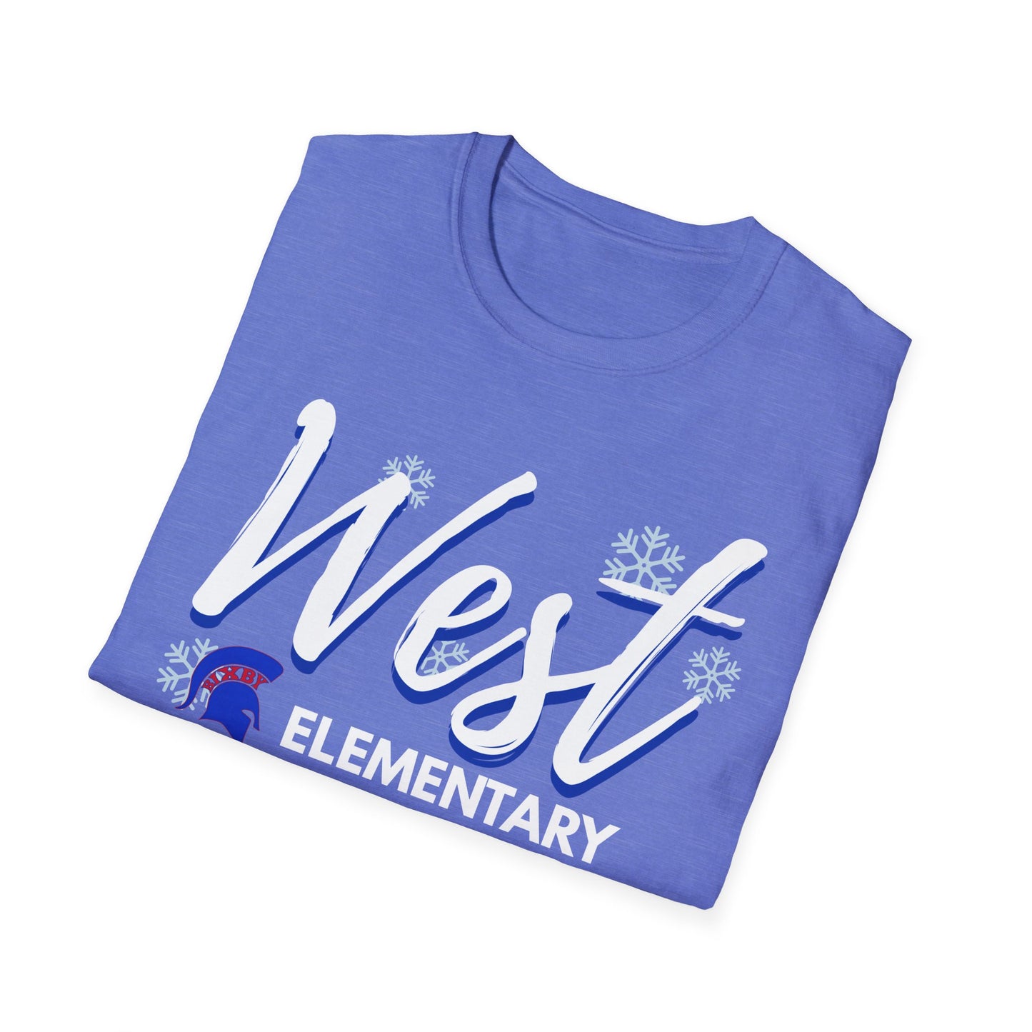 Bixby Spartan West Elementary Snow Day Softstyle Tee